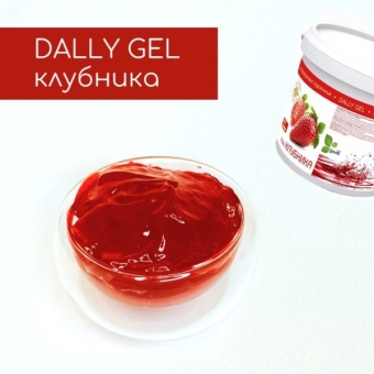 Отделочный полуфабрикат Гель "DALLY GEL" с ароматом клубники (гель для декорирования и прослаивания кондитерских изделий).1/5